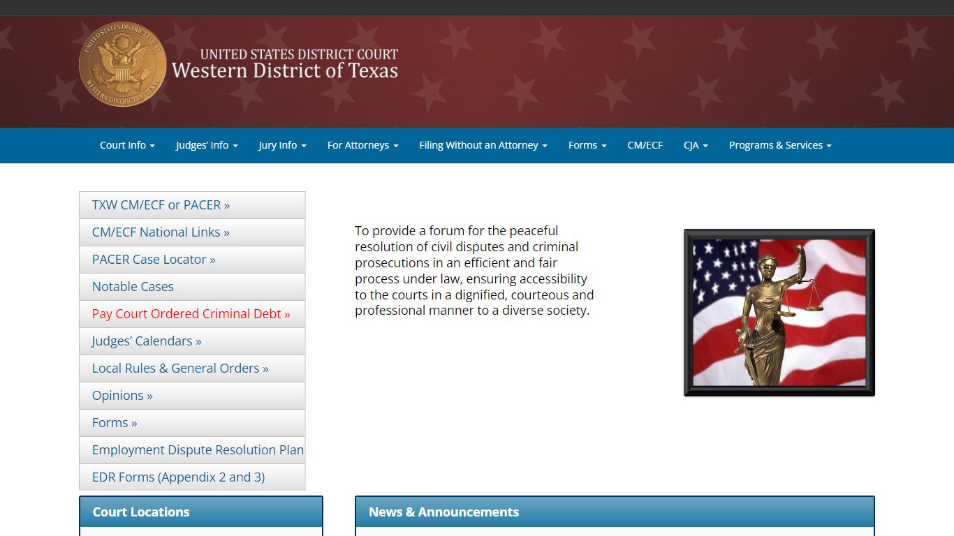 U.S. District Court – Western District of Texas